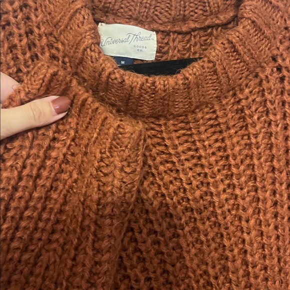 Universal Thread Rust Knit Sweater - Picture 3 of 4